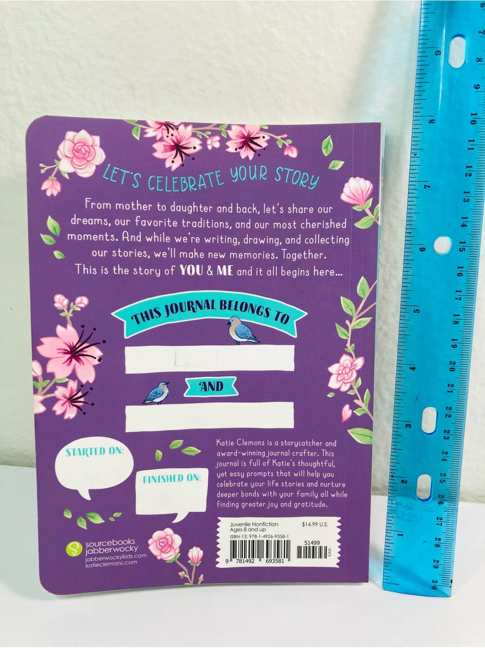 Journal: Love, Mom and Me: A Mother & Daughter Keepsake Journal - Picture 2 of 14